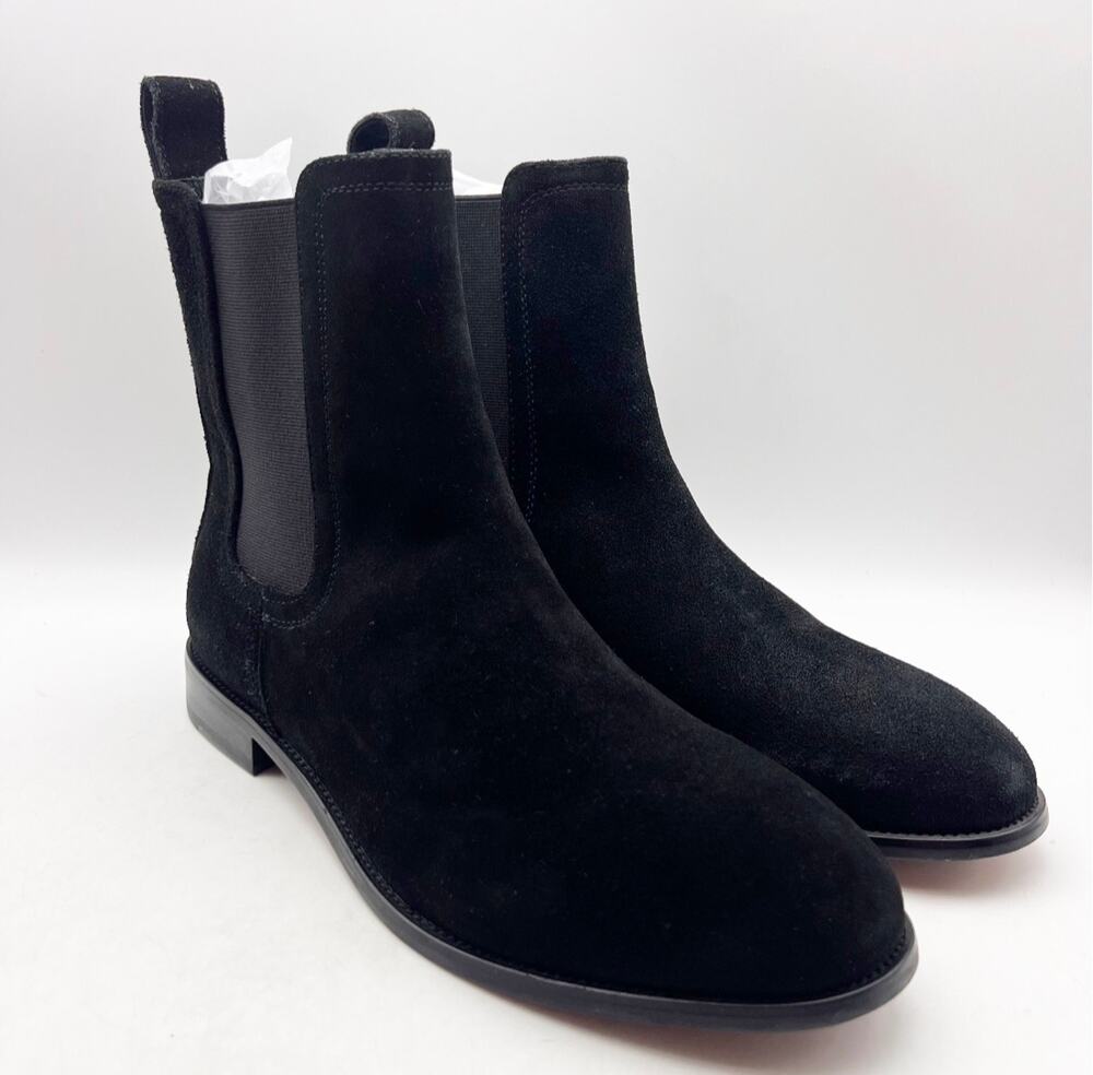 Saint Morta Men's Nomad Chelsea Boots Size 9 EU 43 Black Round Toe NIB